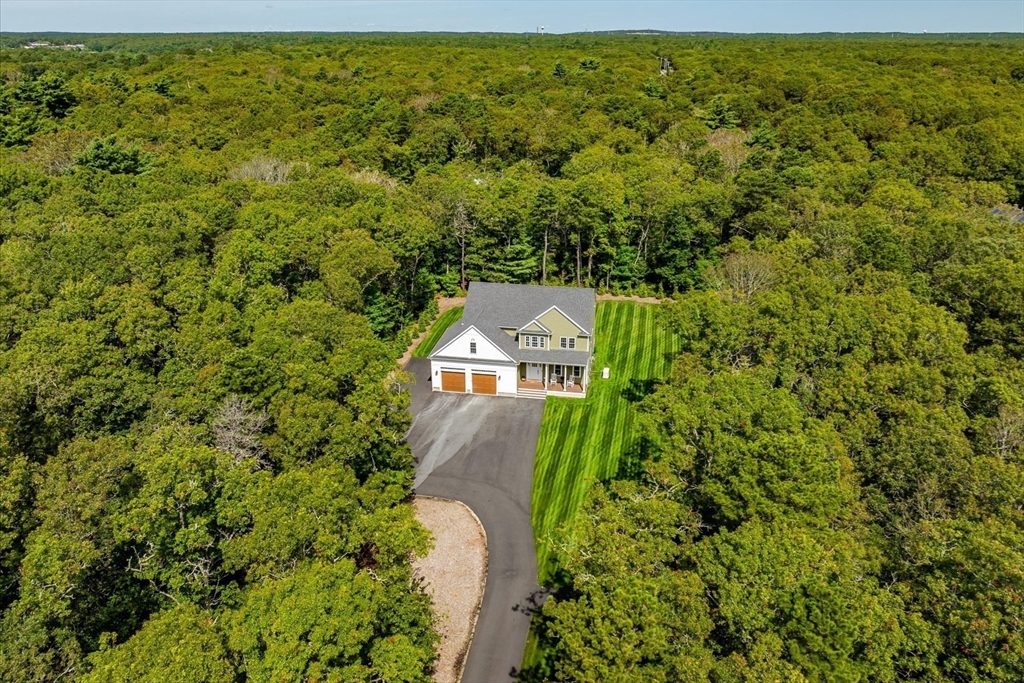 23 Pimlico Pond Road Mashpee, MA 02649 - Photo 6 of 42 an aerial view of residential house with outdoor space and trees all around