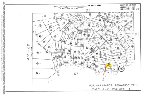 $22,000 | Lot 185 Garrapatos Redwoods Trail, Carmel, CA 93923