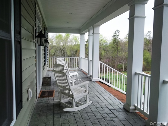 1928 Chinquapin Road Prospect, VA 23960 - Photo 19 of 24 a view of a chair and table in the balcony