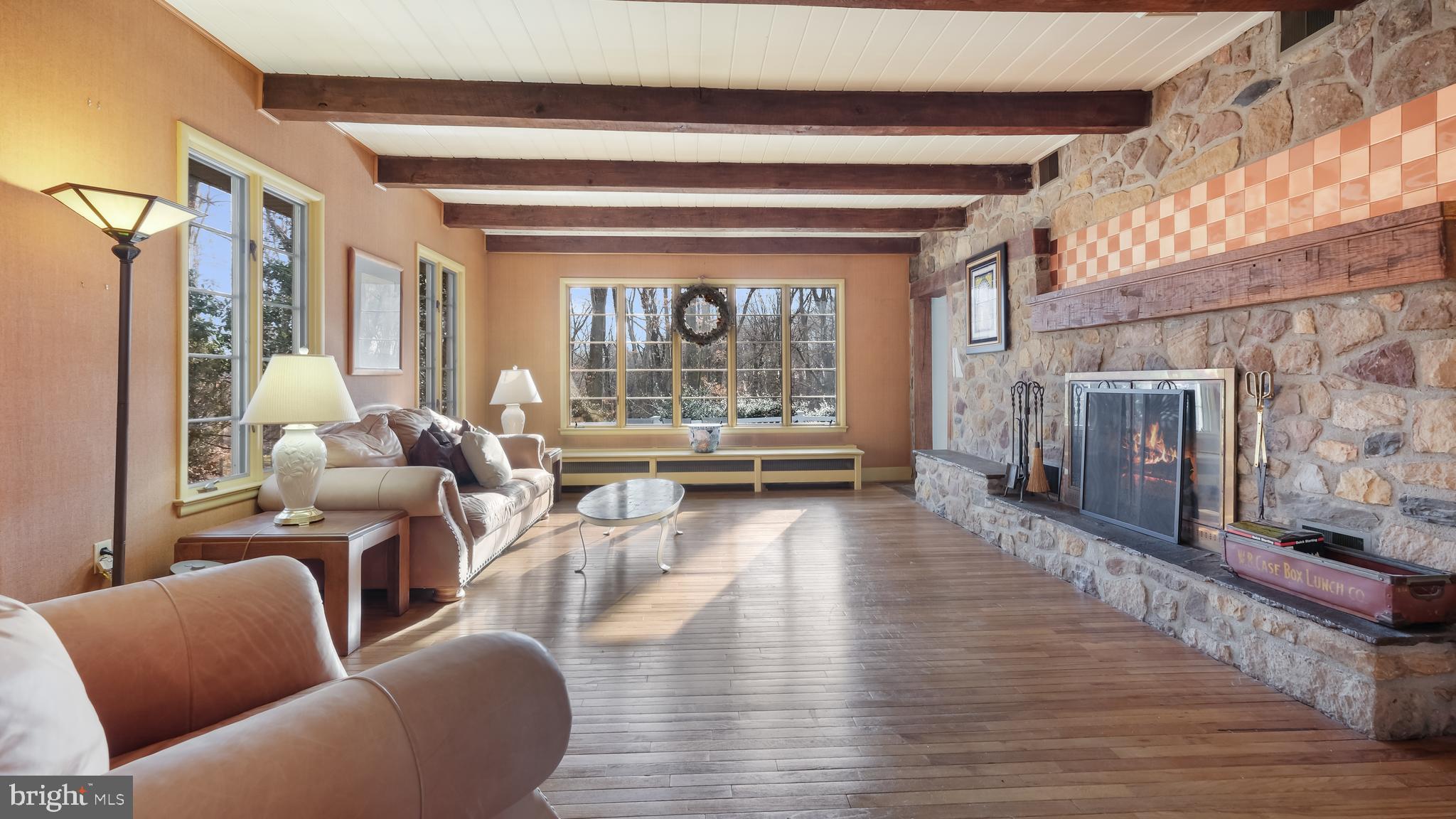 5107 Paist Road Doylestown, PA 18902 - Photo 7 of 83 Great Room has stunning fireplace