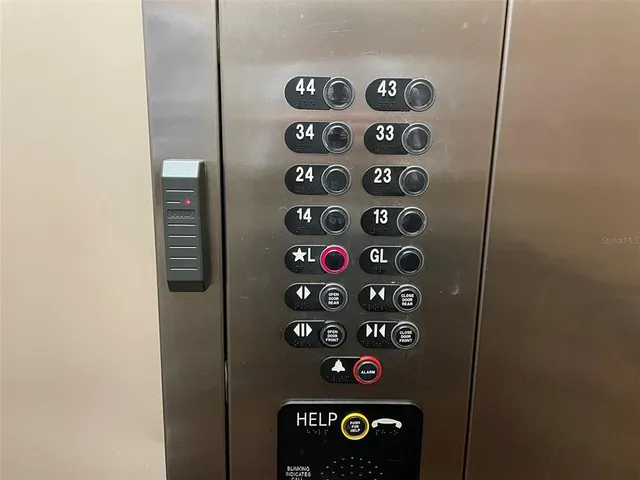 a close up of a door