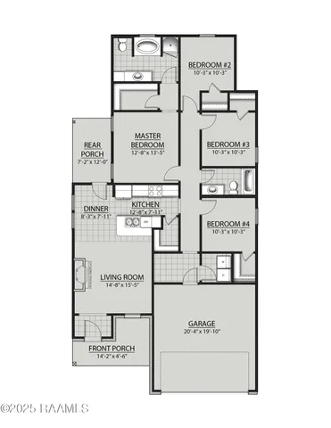 $229,230 | 3415 Autumn Park Drive, Maurice, LA 70555