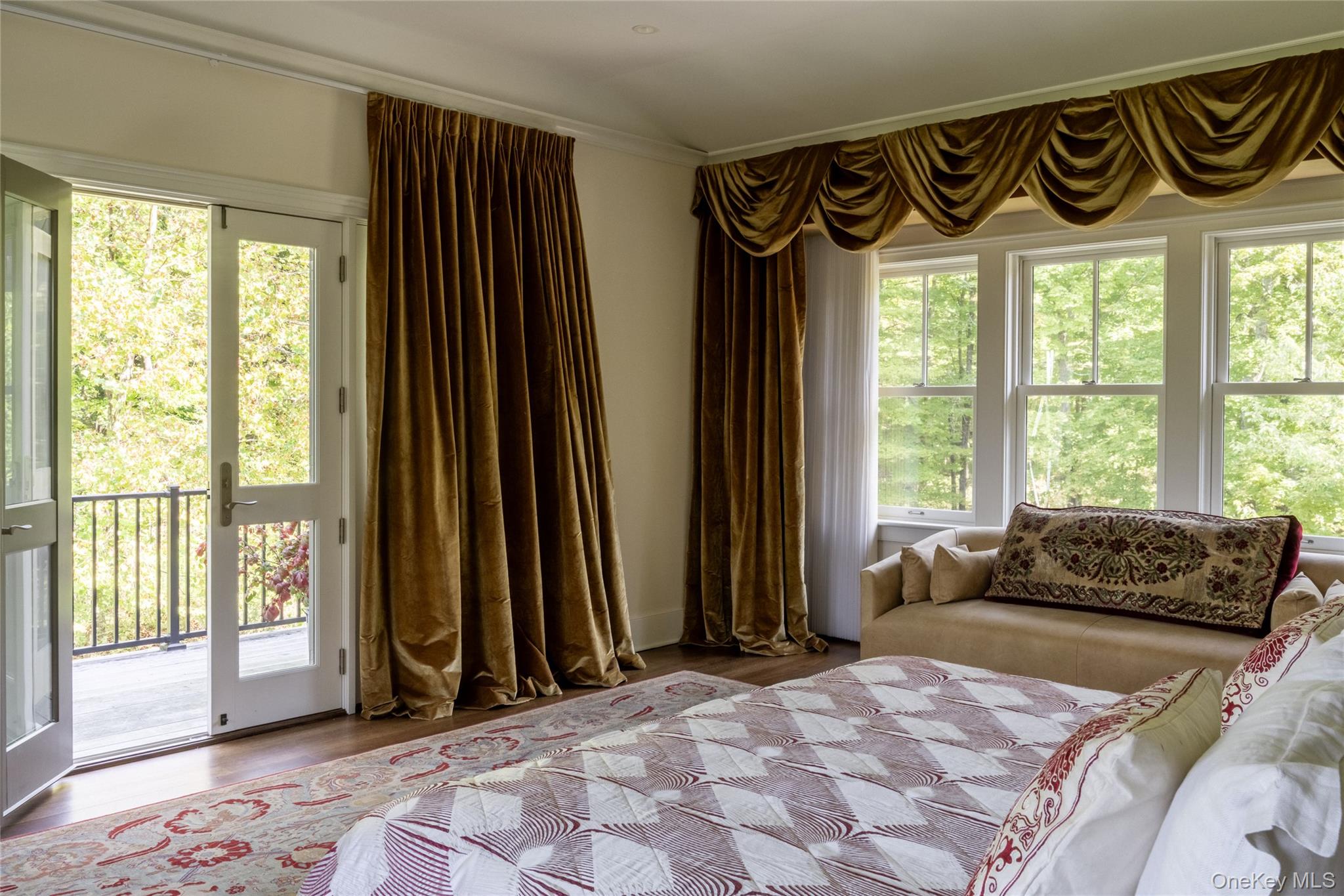40 Morton Road Rhinebeck, NY 12572 - Photo 21 of 42 a bedroom with a bed and a large window