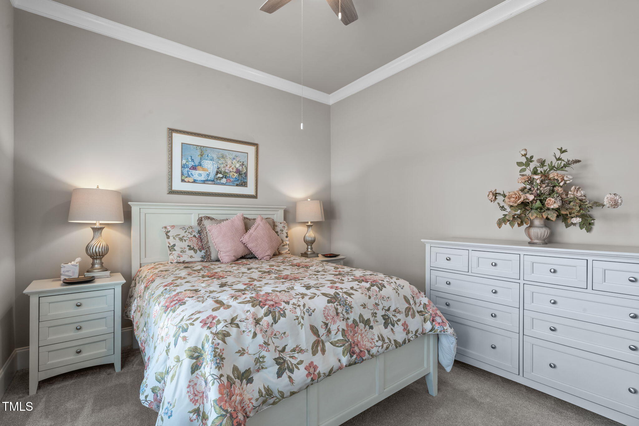 2826 Walden Road Apex, NC 27502 - Photo 29 of 50 a bedroom with a bed and a dresser