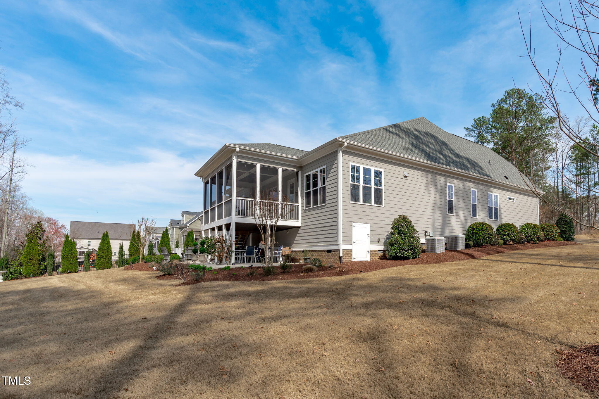 2826 Walden Road Apex, NC 27502 - Photo 47 of 50 a view of a house with a yard