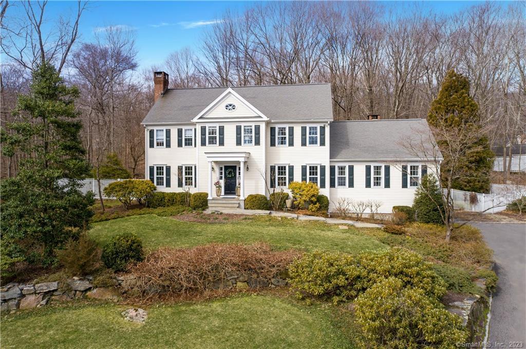113 Pin Pack Road Ridgefield, CT 06877 - Photo 1 of 1 a view of a house with a yard