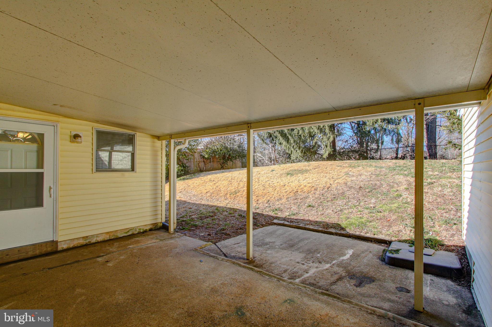 115 Andover Road Fairless Hills, PA 19030 - Photo 18 of 19 Covered Back Patio with private back yard
