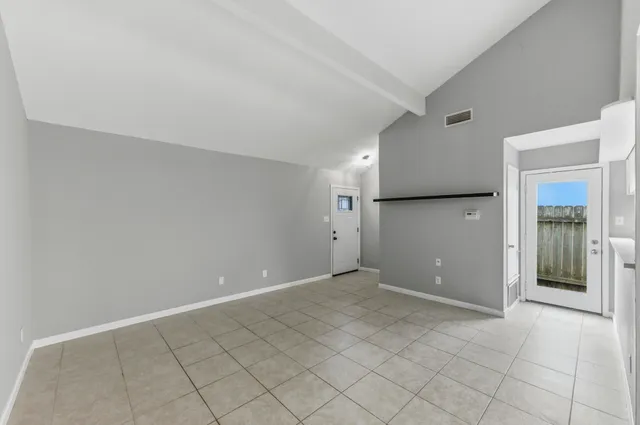 a view of an empty room