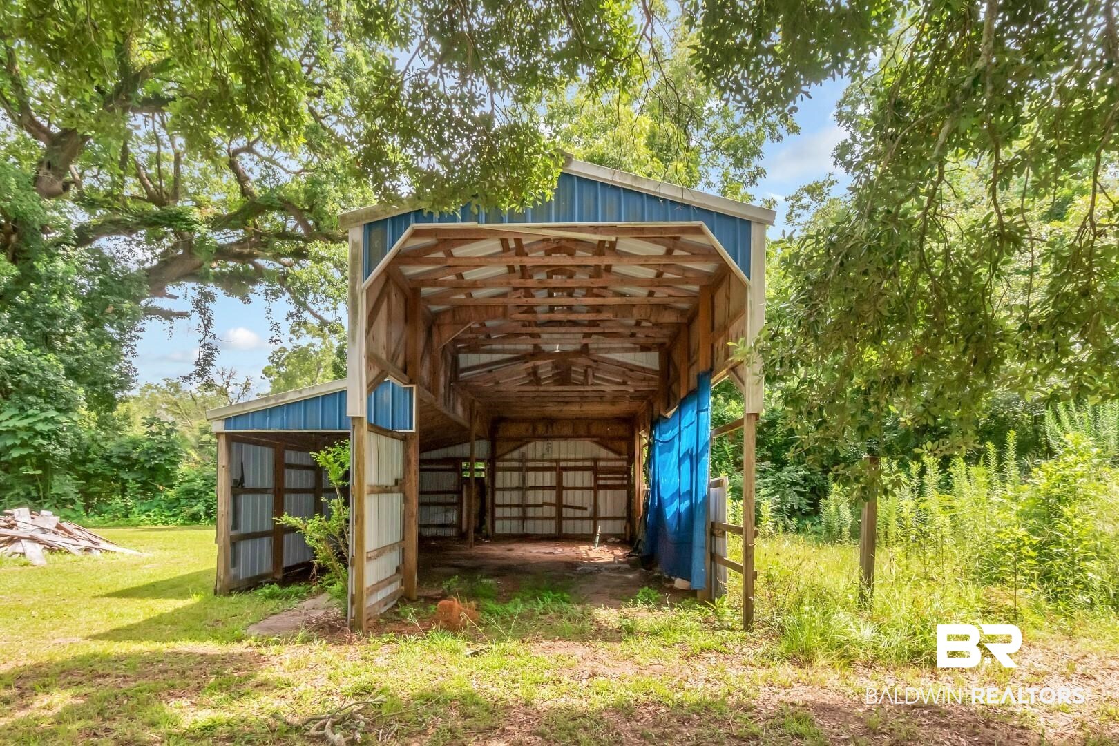 12751 Zanzibar Road Grand Bay, AL 36541 - Photo 27 of 30 View of outdoor structure with a lawn
