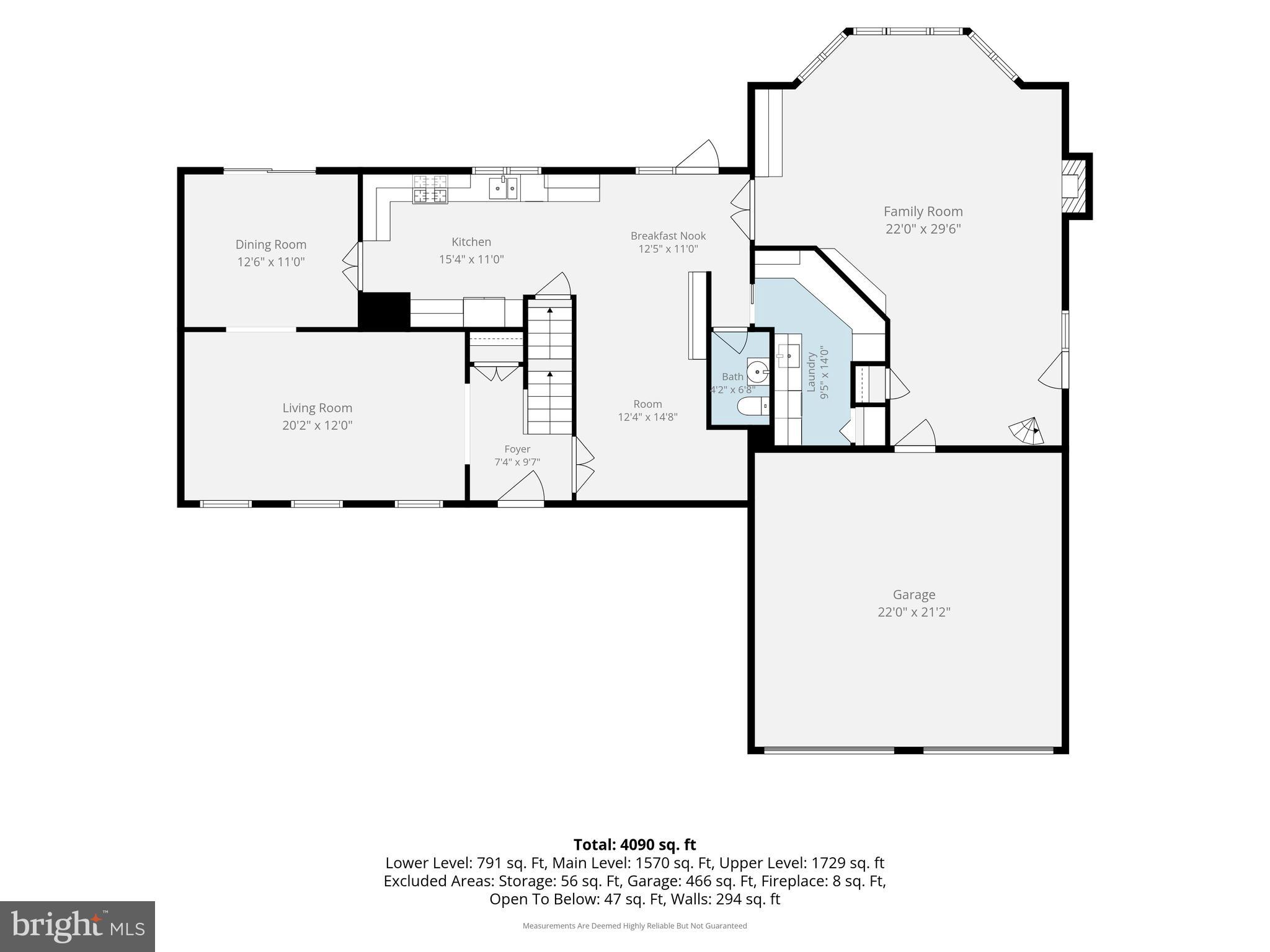 5803 Hall Street Burke, VA 22015 - Photo 75 of 77 Main Level Floor Plan