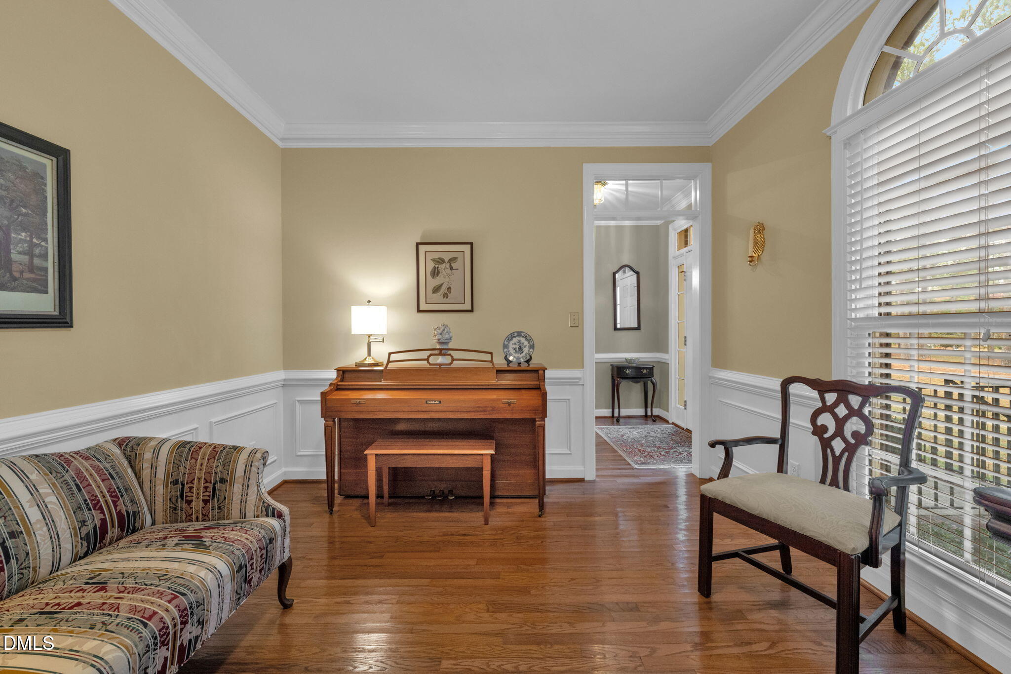 2605 Lizei Street Raleigh, NC 27616 - Photo 5 of 46 a living room with furniture and a fireplace