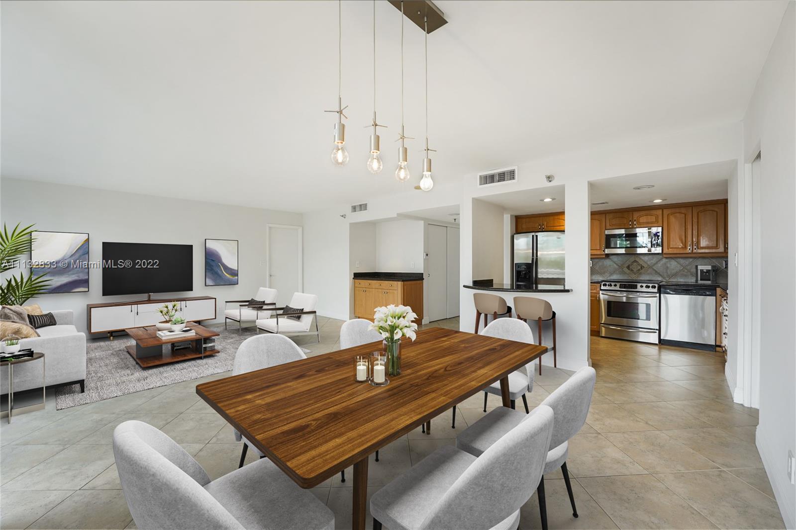 2025 Brickell Avenue, Unit 605 Miami, FL 33129 - Photo 2 of 21 Fantastic Social Spaces (virtually staged)