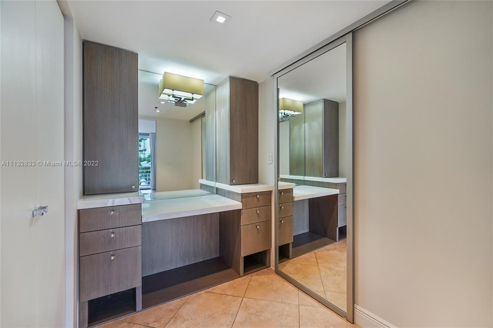 2025 Brickell Avenue, Unit 605 Miami, FL 33129 - Photo 9 of 21 Master Dressing Room With Storage Galore