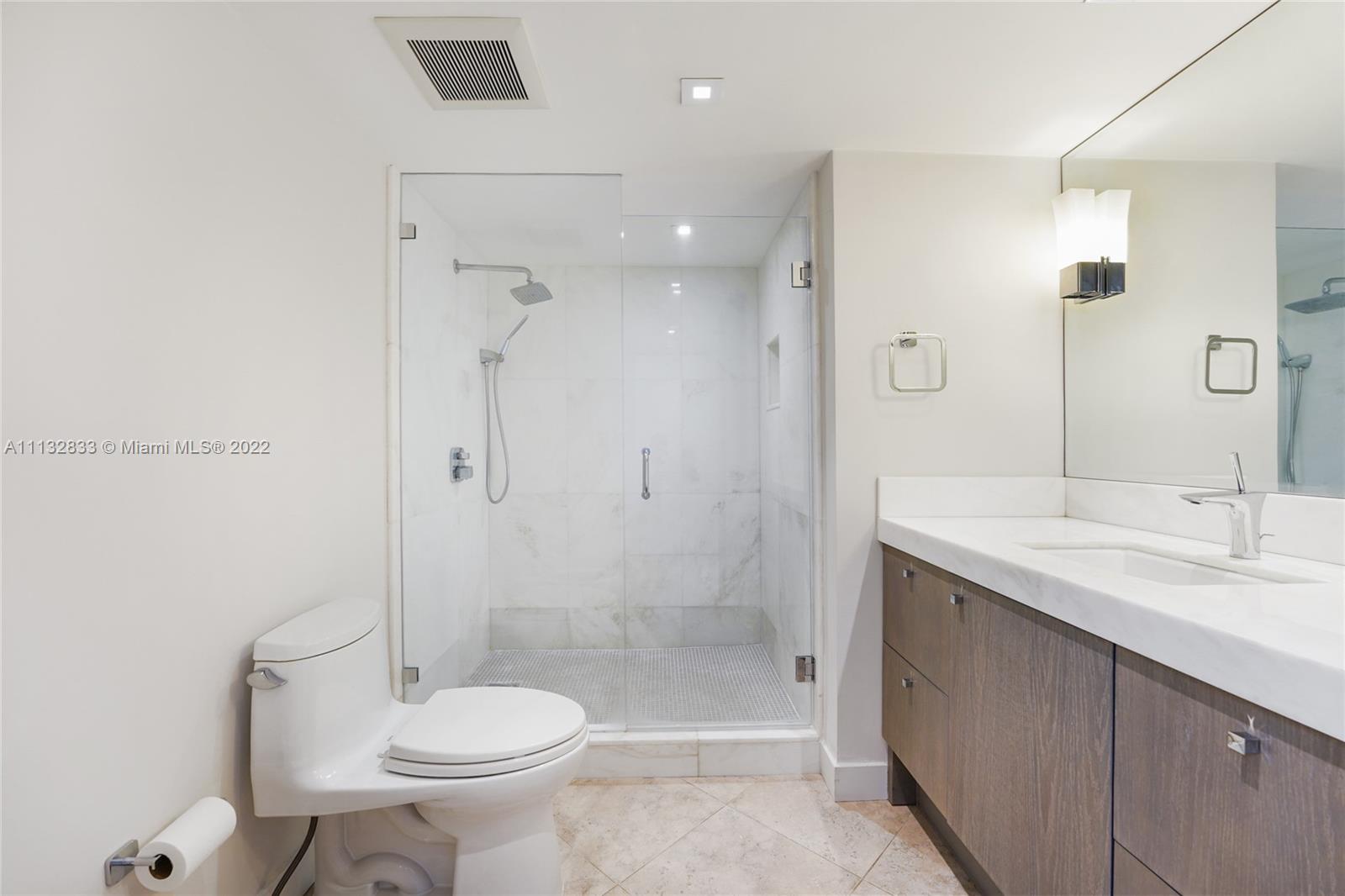 2025 Brickell Avenue, Unit 605 Miami, FL 33129 - Photo 10 of 21 Fabulous Master Bath With Bidet (not pictured)