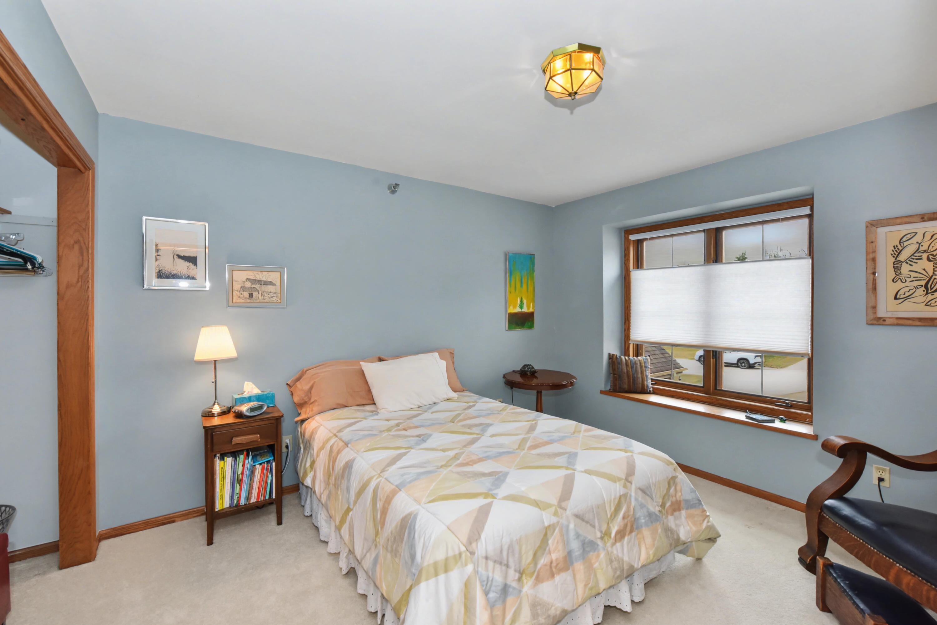 2870 Teal Ridge Court, Unit B Brookfield, WI 53045 - Photo 26 of 42 Second bedroom with convenient access to the upper-level full bathroom.