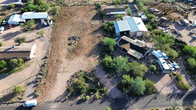 an aerial view of house with outdoor space