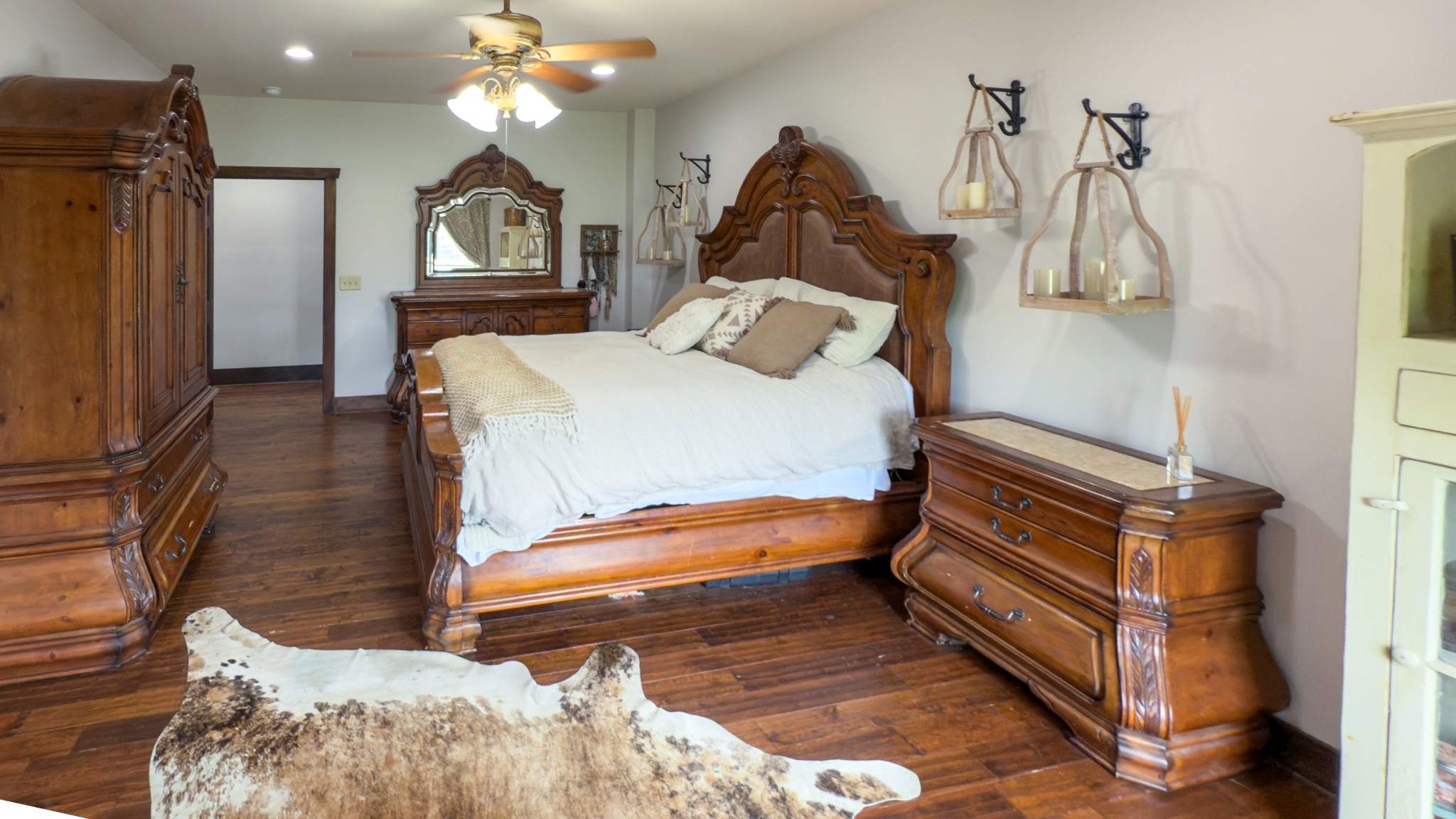 4383 North Chapel Road Franklin, TN 37067 - Photo 8 of 43 a bedroom with a bed dresser and a mirror