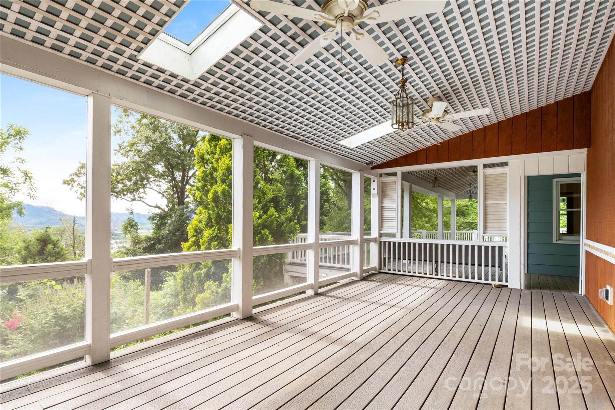 32 Delano Road Asheville, NC 28805 - Photo 34 of 46 a view of a house with wooden deck