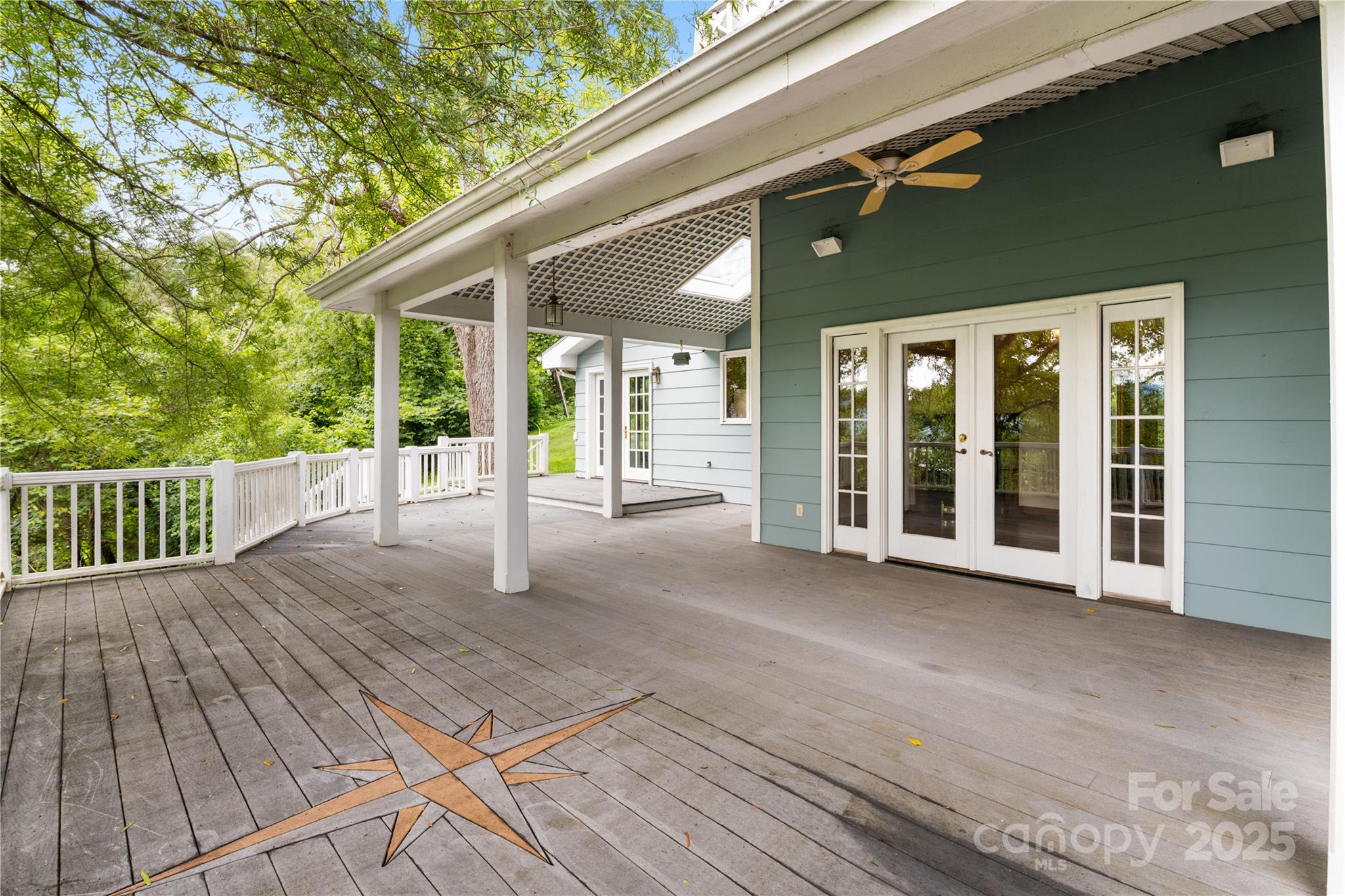 32 Delano Road Asheville, NC 28805 - Photo 35 of 46 a view of porch with wooden floor and fence