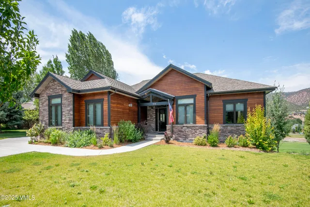 a view of a lake with a mountain
