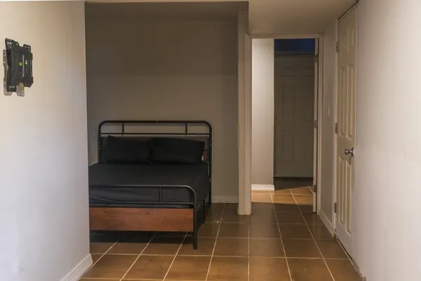 a view of storage and utility room in empty room