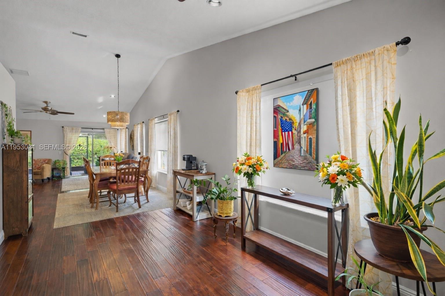 4036 Pine Ridge Lane Weston, FL 33331 - Photo 3 of 19 a living room with furniture and a potted plant
