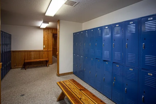 a view of living room with furniture and a fireplace