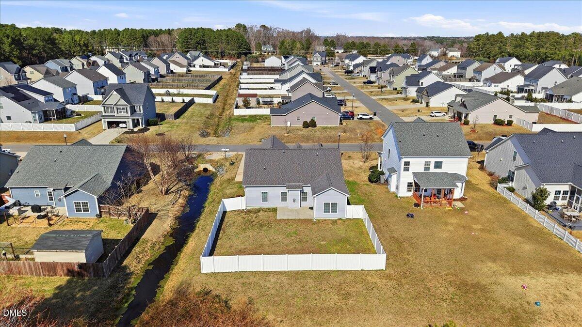 157 Ramsgate Drive Clayton, NC 27520 - Photo 38 of 42 an aerial view of residential houses with outdoor space