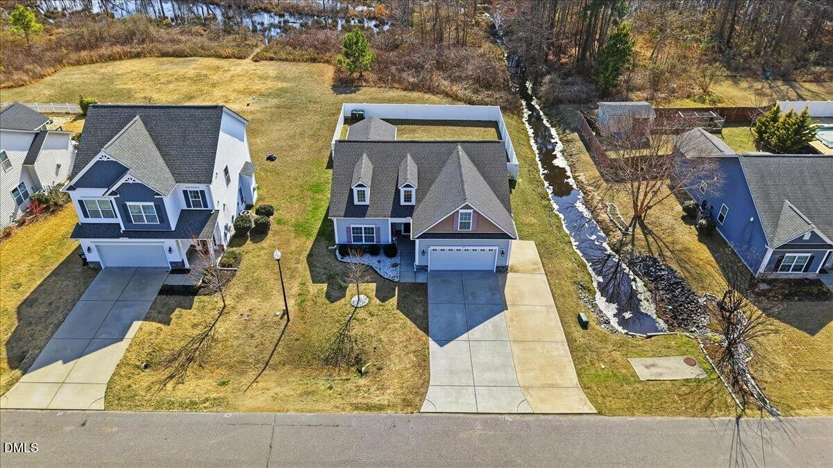 157 Ramsgate Drive Clayton, NC 27520 - Photo 4 of 42 an aerial view of a house with swimming pool
