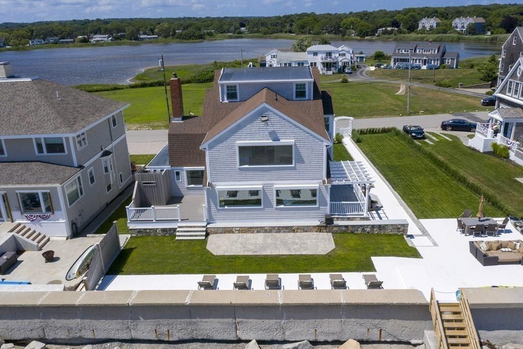 43 Surfside Road Scituate, MA 02066 - Photo 38 of 40 an aerial view of a house with a lake view