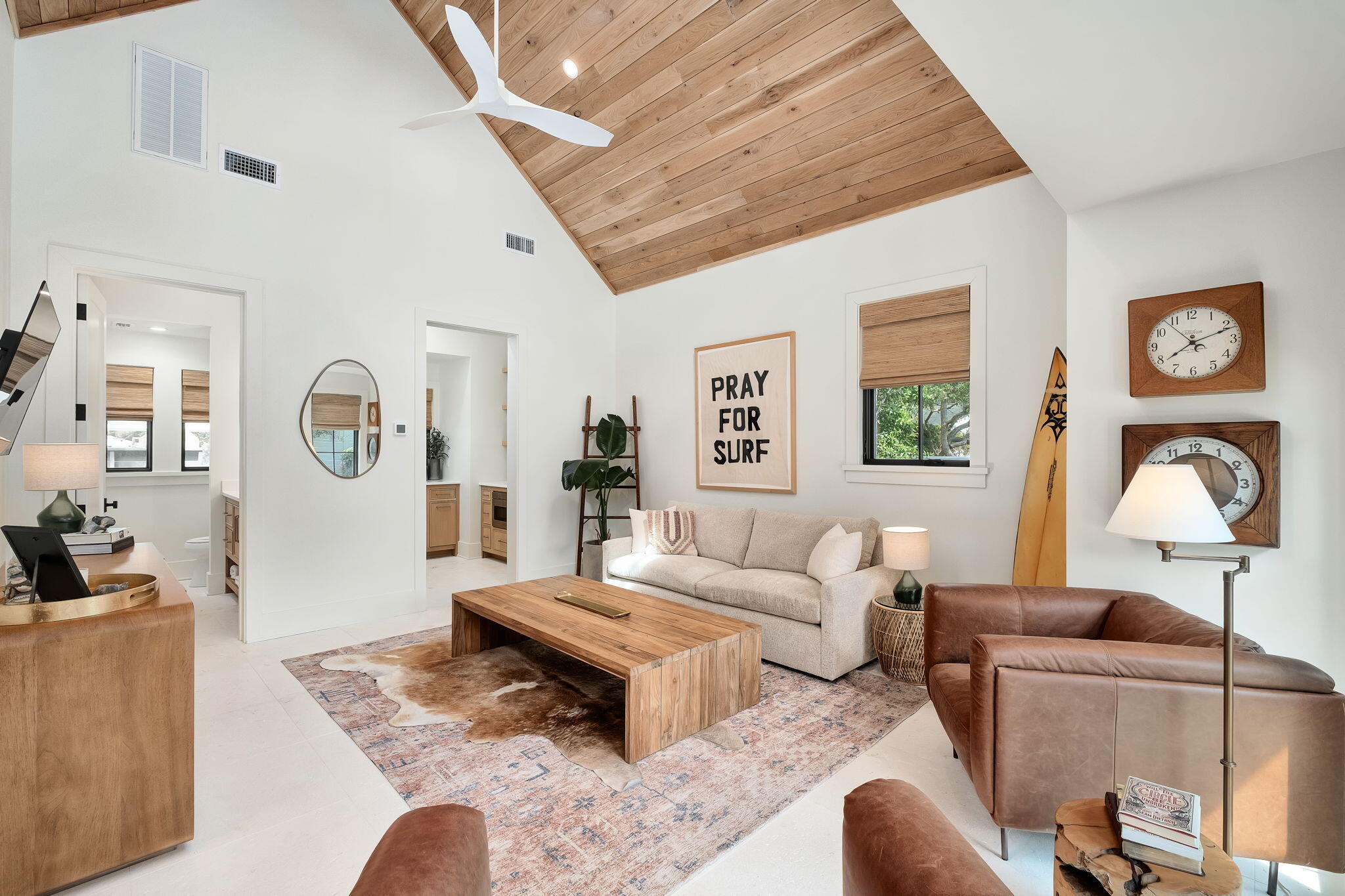 122 Camp Creek Road South Inlet Beach, FL 32461 - Photo 35 of 75 a living room with furniture a rug and wall painting