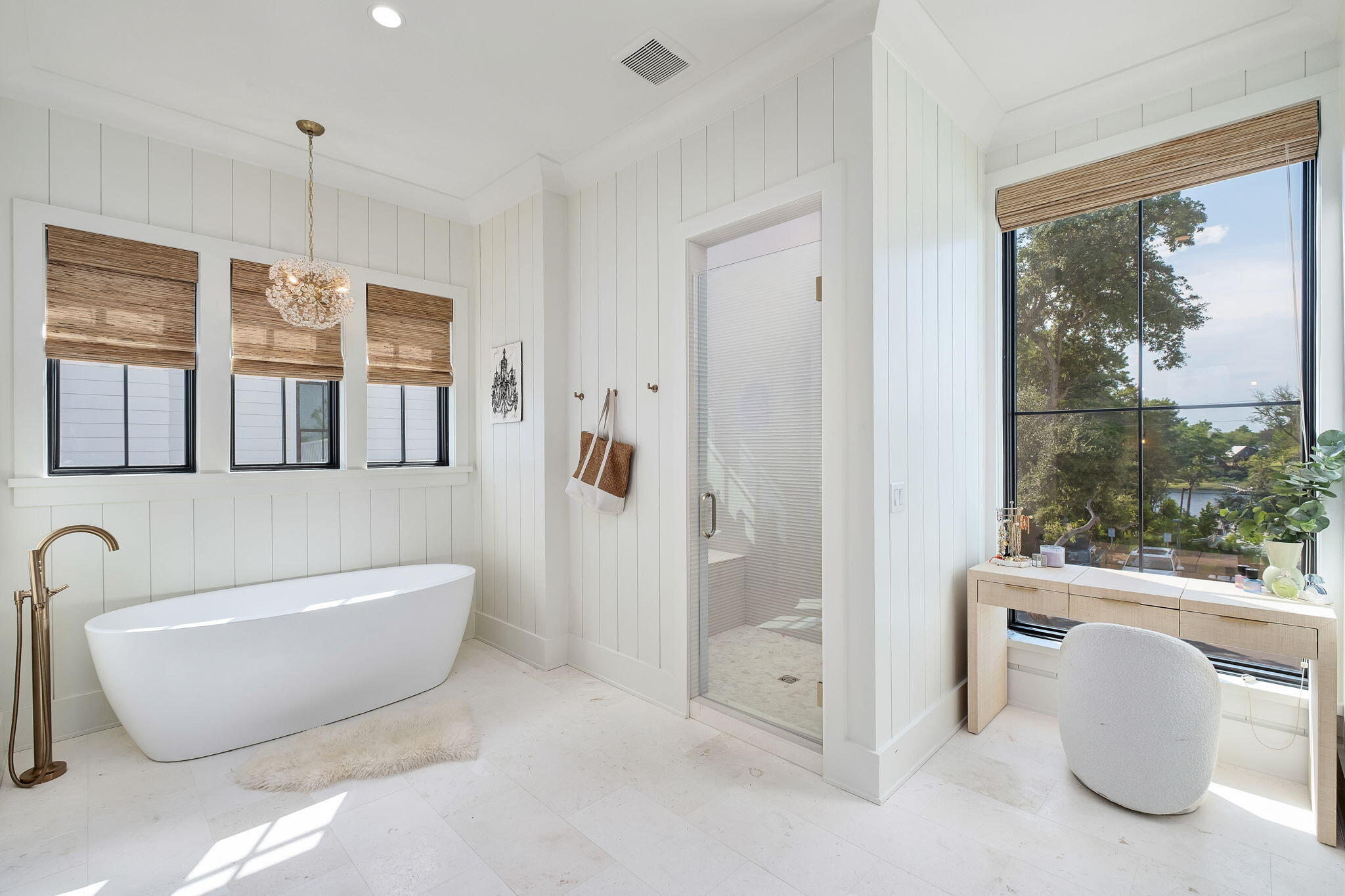 122 Camp Creek Road South Inlet Beach, FL 32461 - Photo 48 of 75 a bathroom with a bathtub and shower
