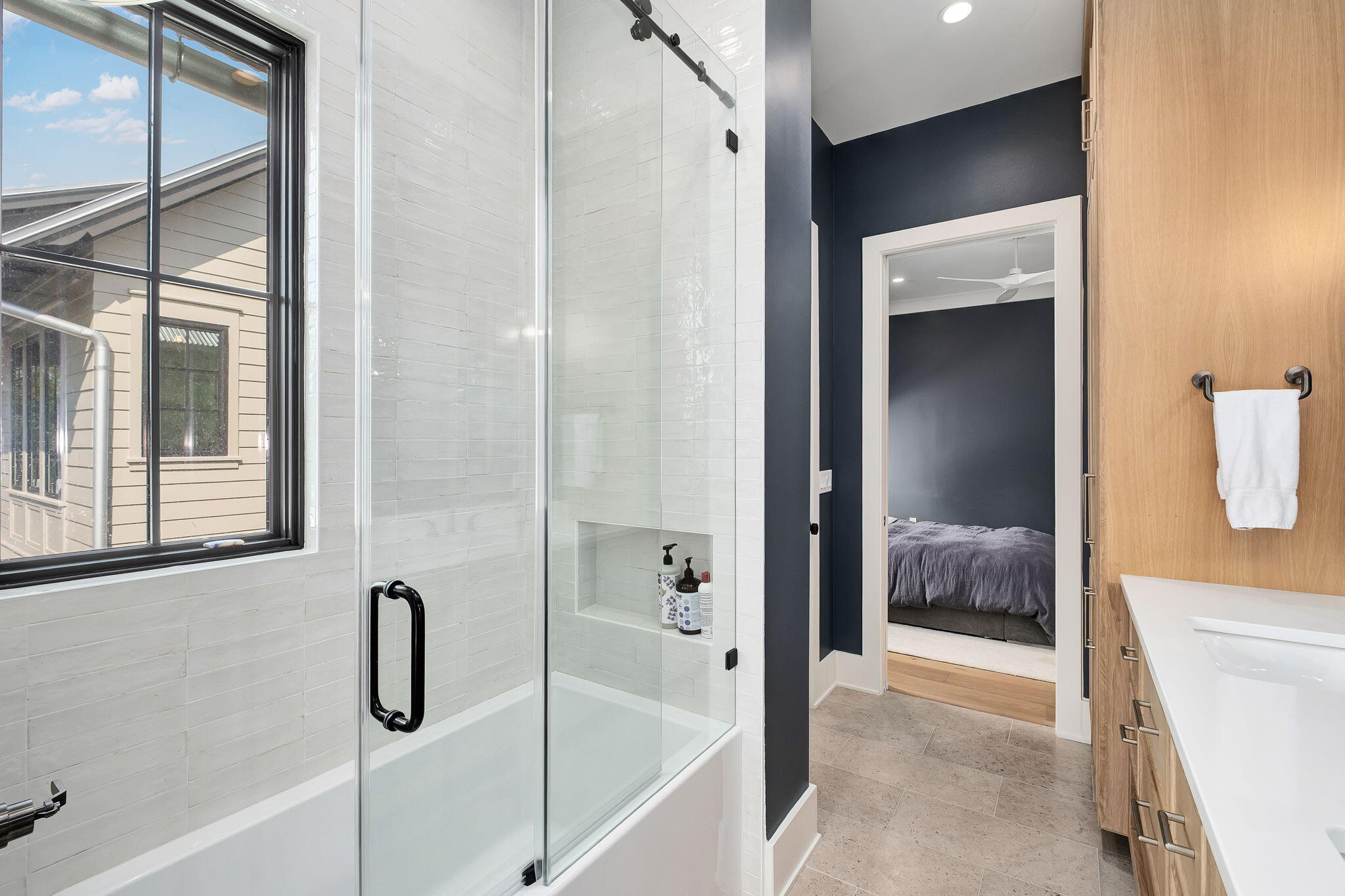 122 Camp Creek Road South Inlet Beach, FL 32461 - Photo 57 of 75 a bathroom with a bathtub and a shower