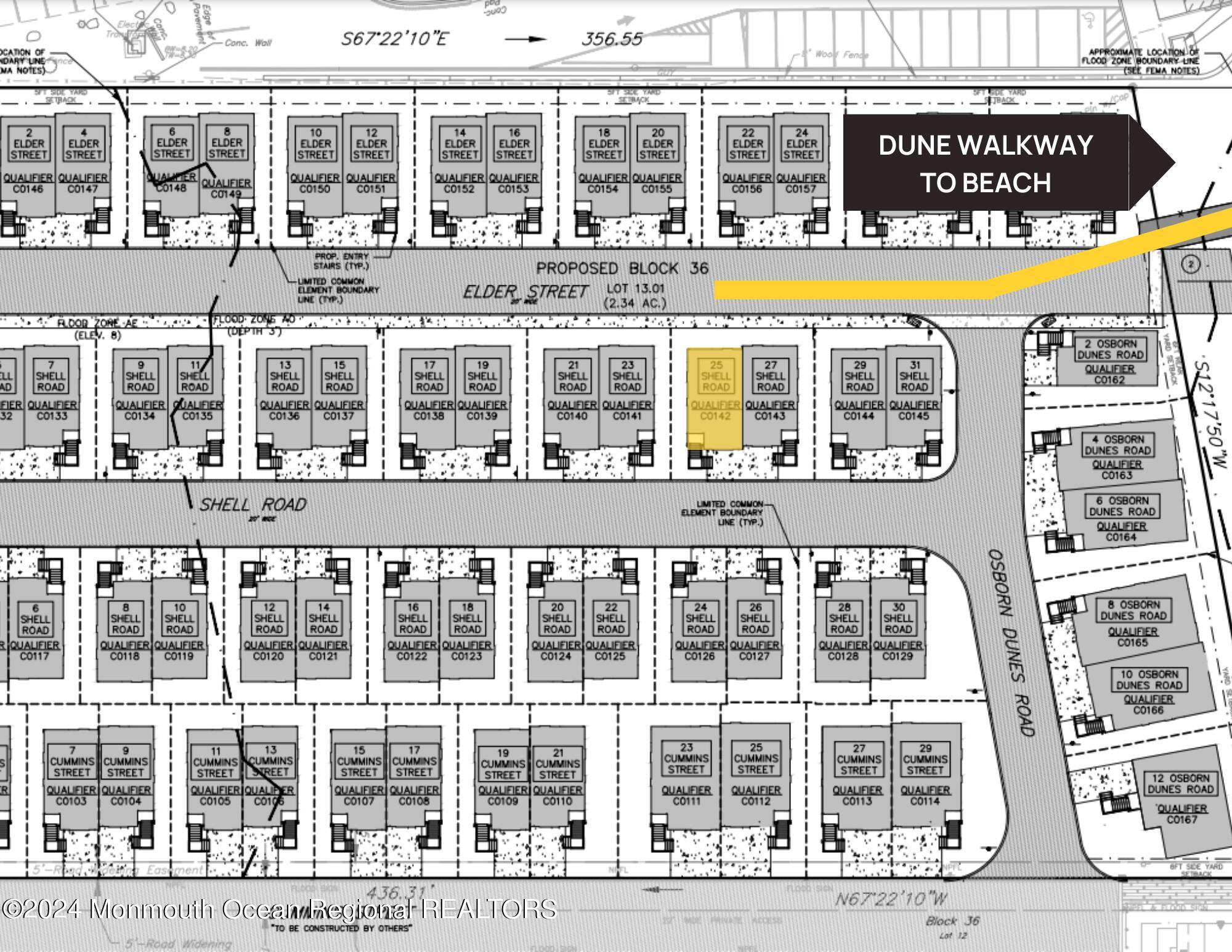 28 Shell Road Mantoloking, NJ 08738 - Photo 6 of 35 25 Shell Map
