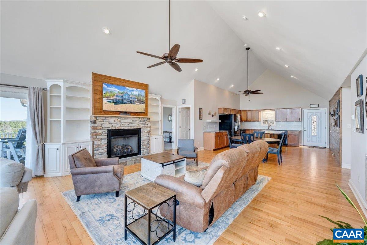 439 Gardner Farm Road Appomattox, VA 24522 - Photo 16 of 73 a living room with furniture and a fireplace