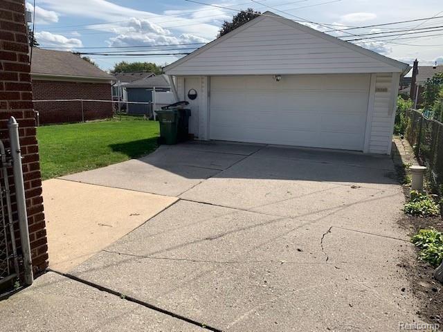 15045 Champaign Road Allen Park, MI 48101 - Photo 30 of 36 Newer Garage replaced smaller