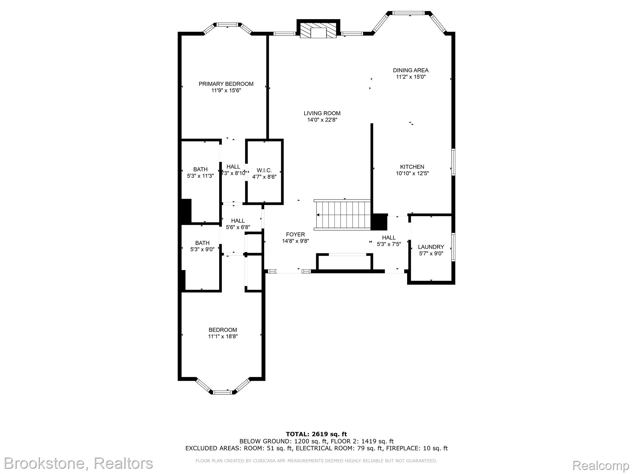 1134 Churchill Circle Rochester, MI 48307 - Photo 40 of 42 1st Floor Plan