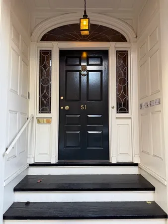 a view of a entryway of the house