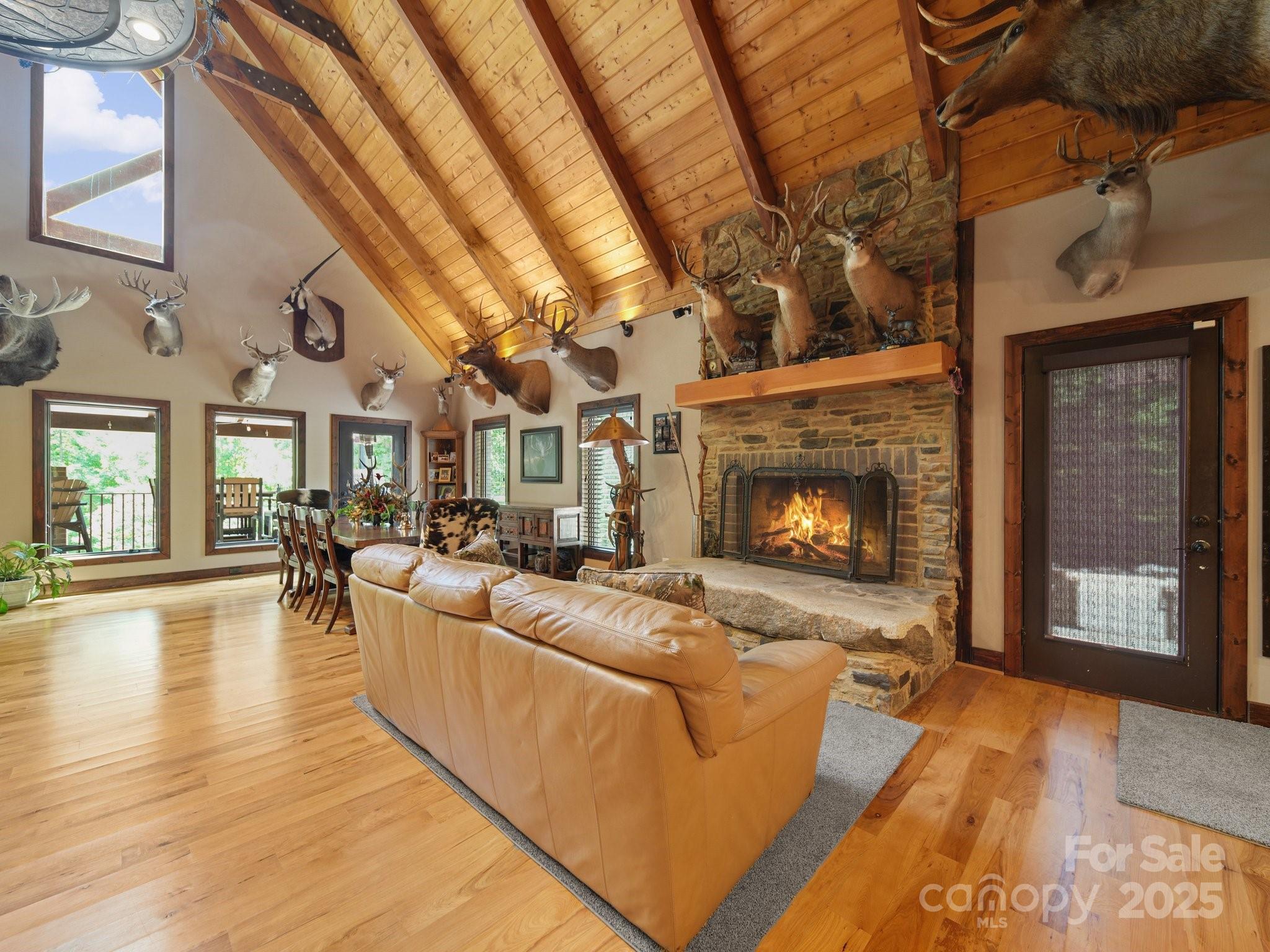 6153 Barclay Lane Clover, SC 29710 - Photo 6 of 27 a living room with furniture and a fireplace