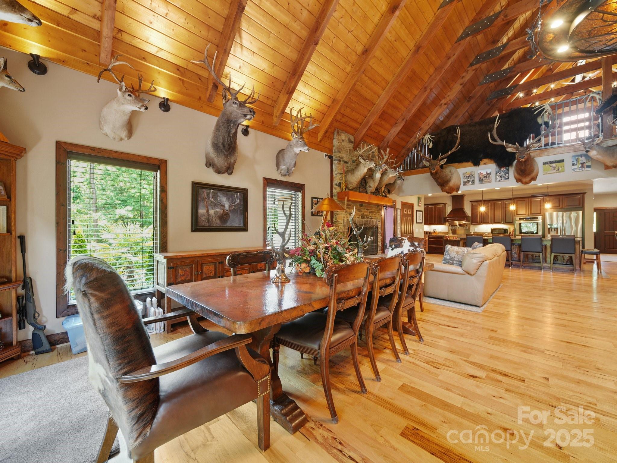 6153 Barclay Lane Clover, SC 29710 - Photo 8 of 27 a dining room with furniture and wooden floor