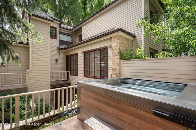 a view of a house with a deck