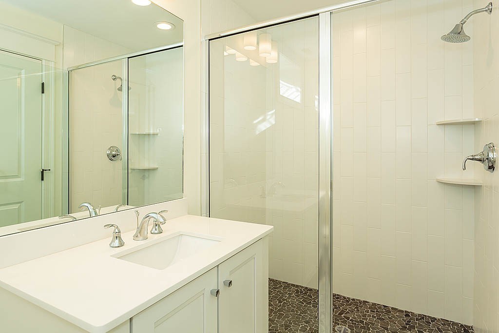 8 Cleveland Road, Unit A Winchester, MA 01890 - Photo 26 of 26 a bathroom with a sink and a mirror