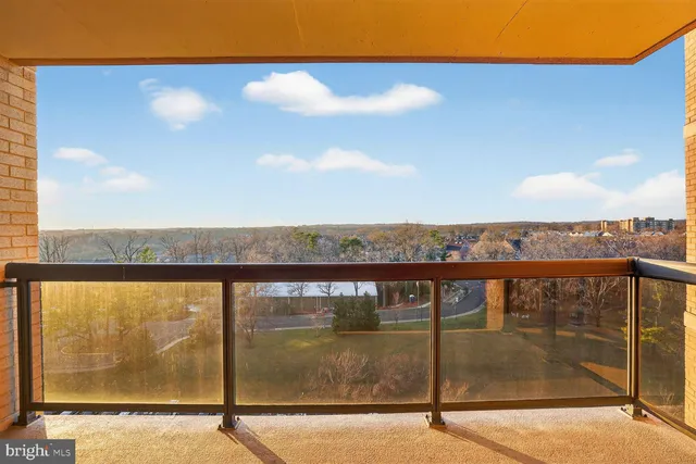 a view of ocean from a balcony
