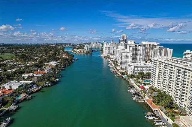 a view of a city with lots of green space