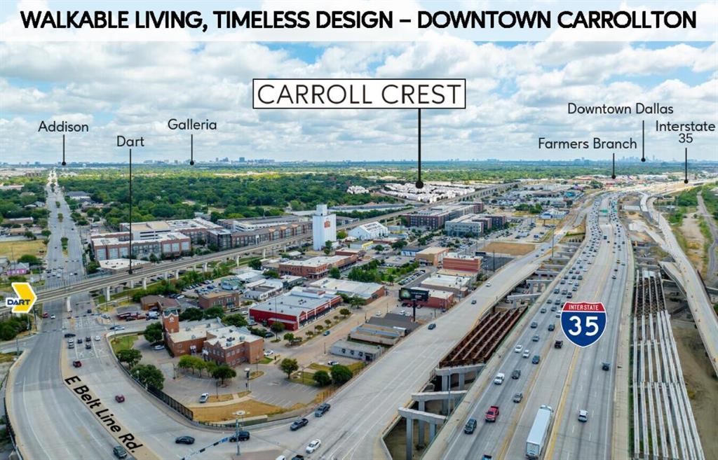 1362 East Crosby Road Carrollton, TX 75006 - Photo 19 of 22 View of urban area with a major roadway