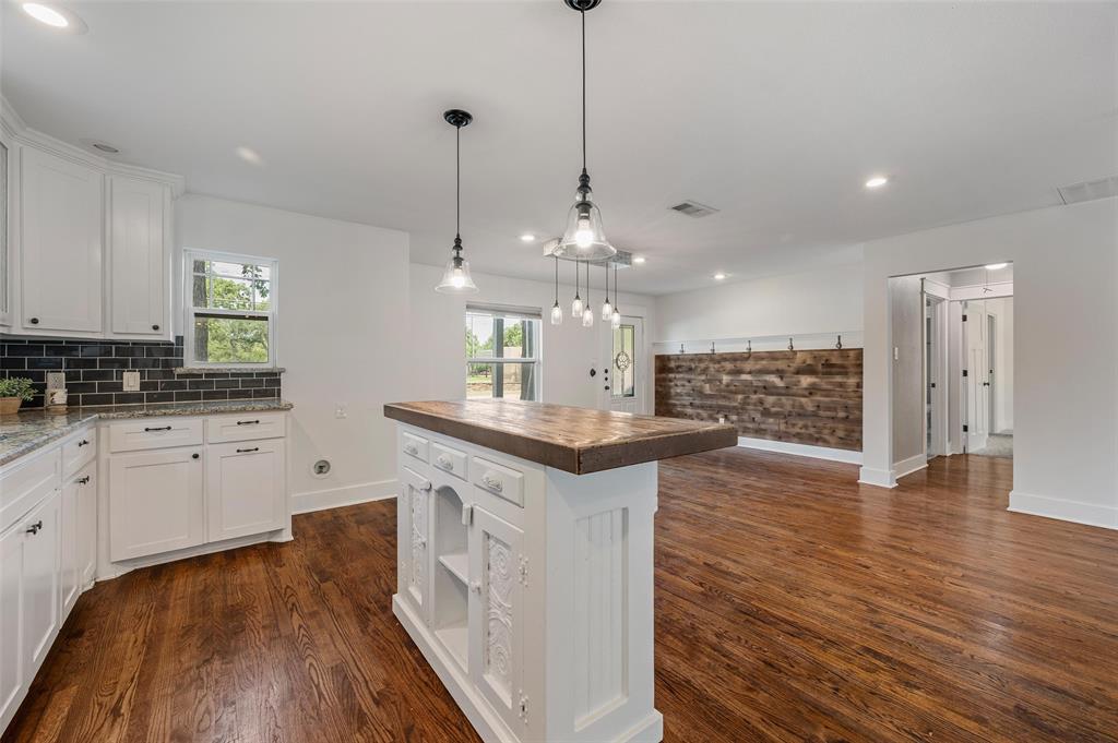The beautiful open kitchen