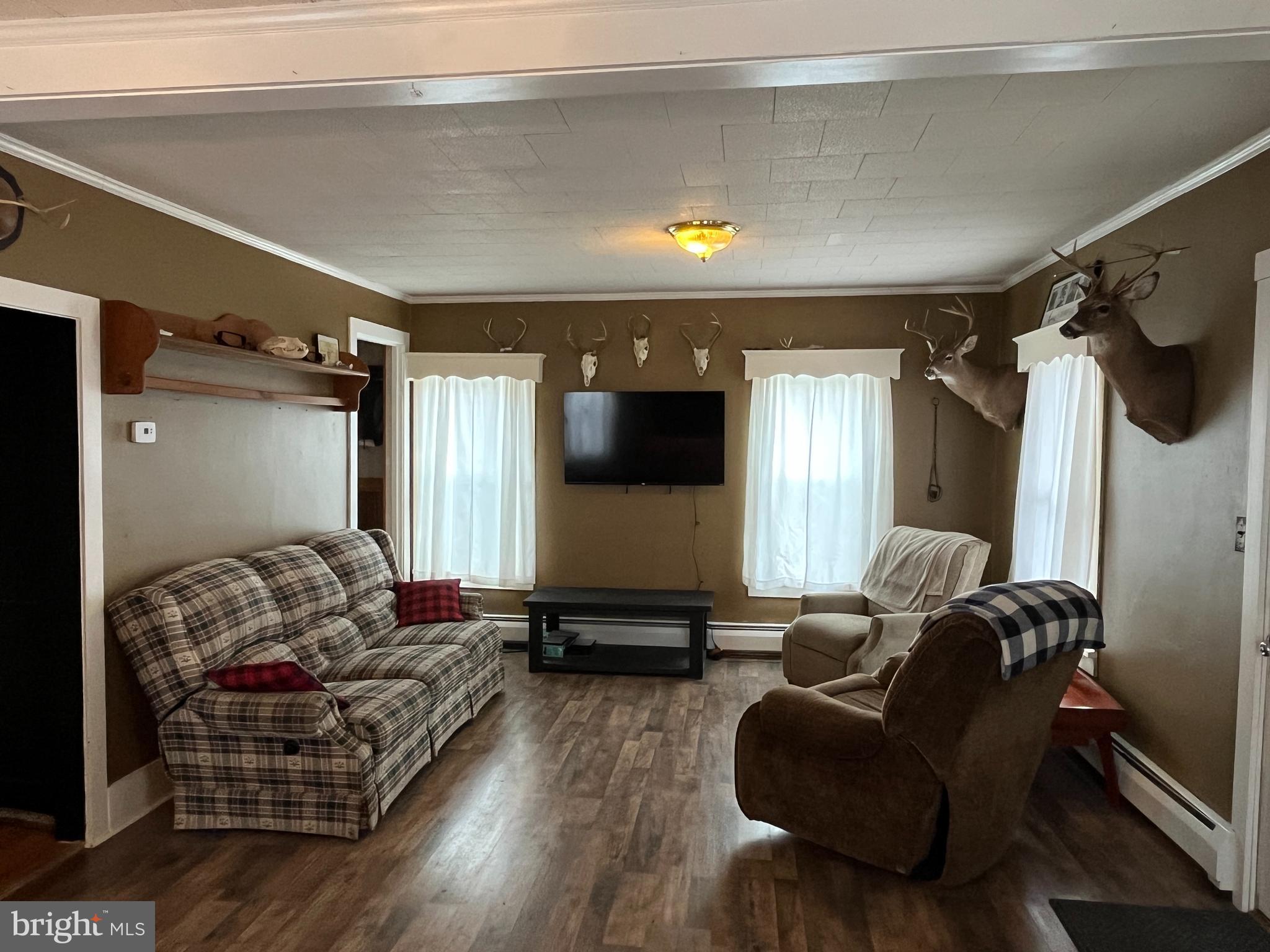 2 West High Street McClure, PA 17841 - Photo 5 of 40 a living room with furniture and a flat screen tv