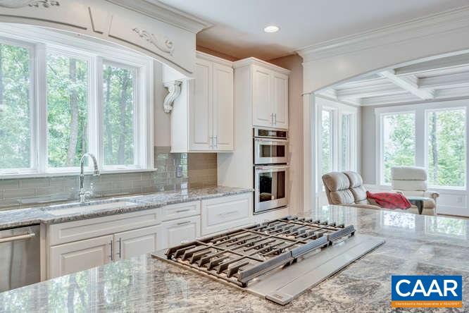 2474 Summit Ridge Trail Charlottesville, VA 22911 - Photo 7 of 16 a kitchen with stainless steel appliances granite countertop a stove a sink and a granite counter tops