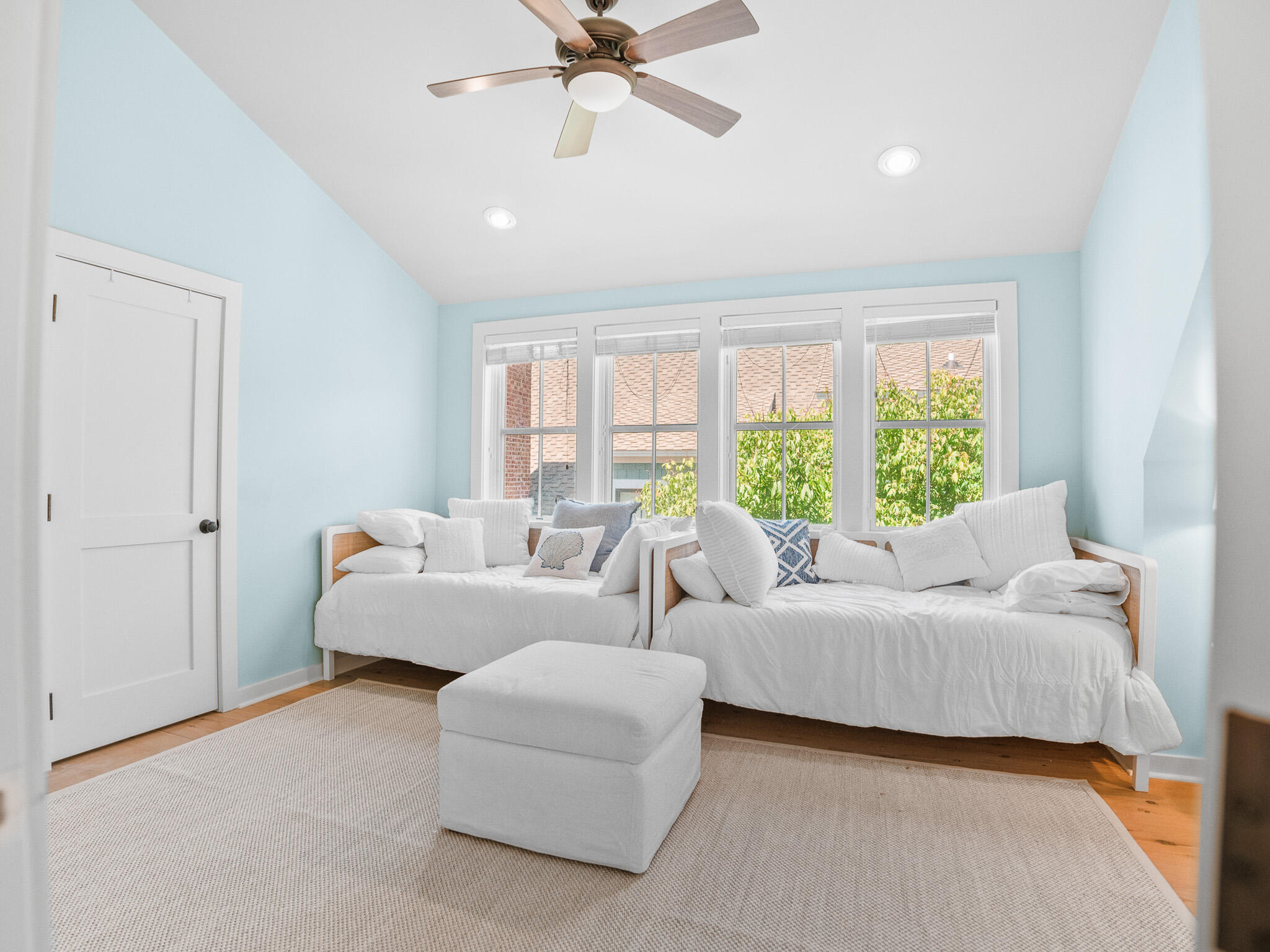 253 Salt Lane Watersound, FL 32461 - Photo 36 of 56 a bedroom with two beds and a large window