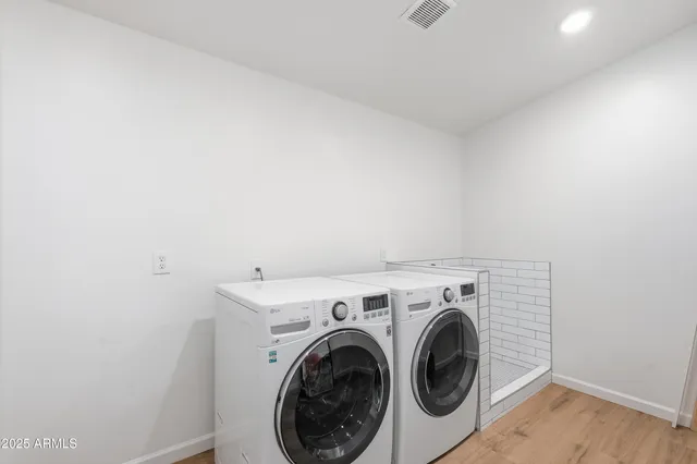 a view of a backyard of the house